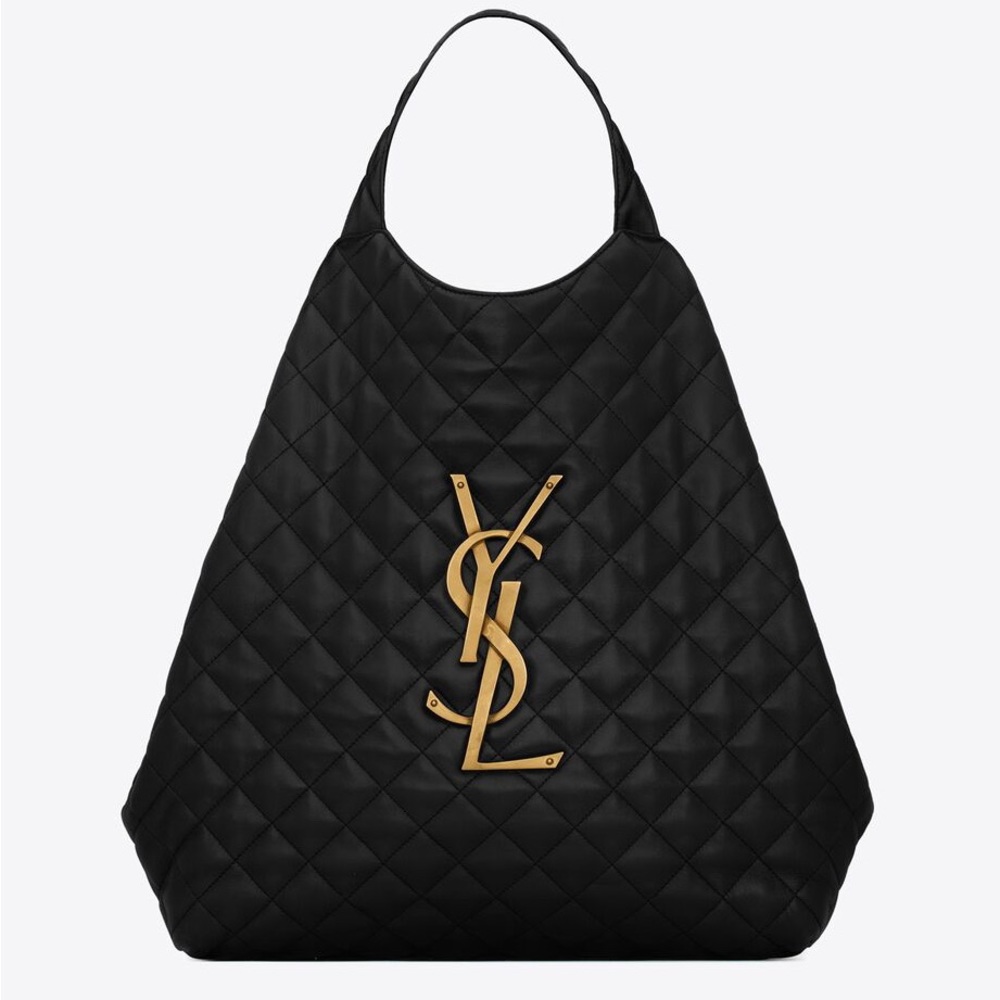 Saint Laurent Icare Maxi Shopping Bag in Quilted Lambskin